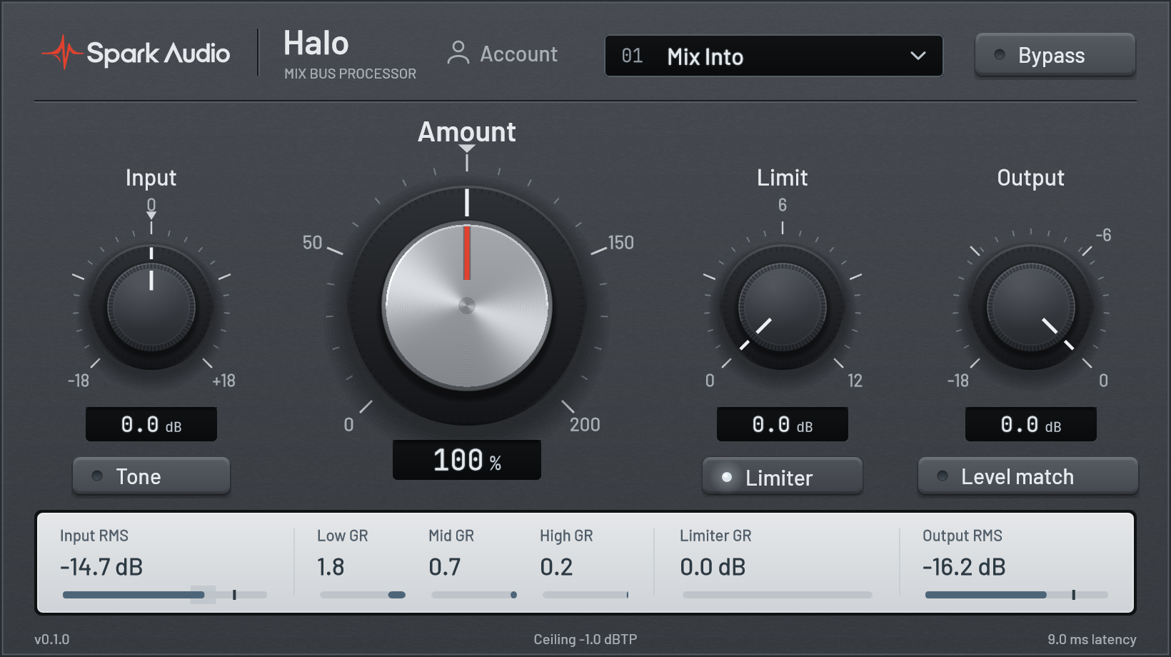 Spark Halo plugin interface